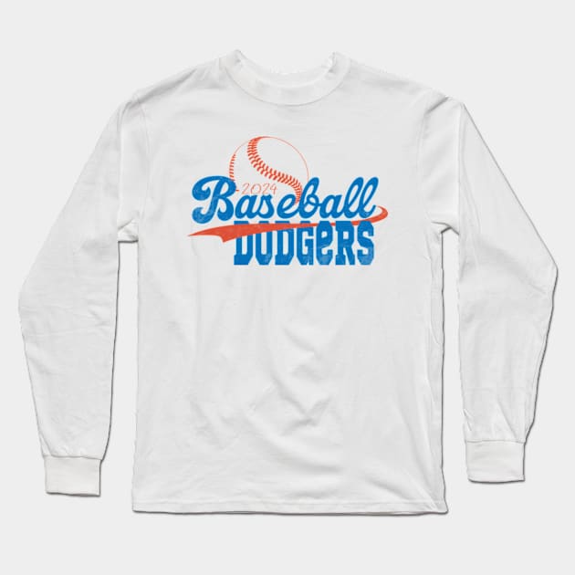 dodgers Long Sleeve T-Shirt by soft and timeless